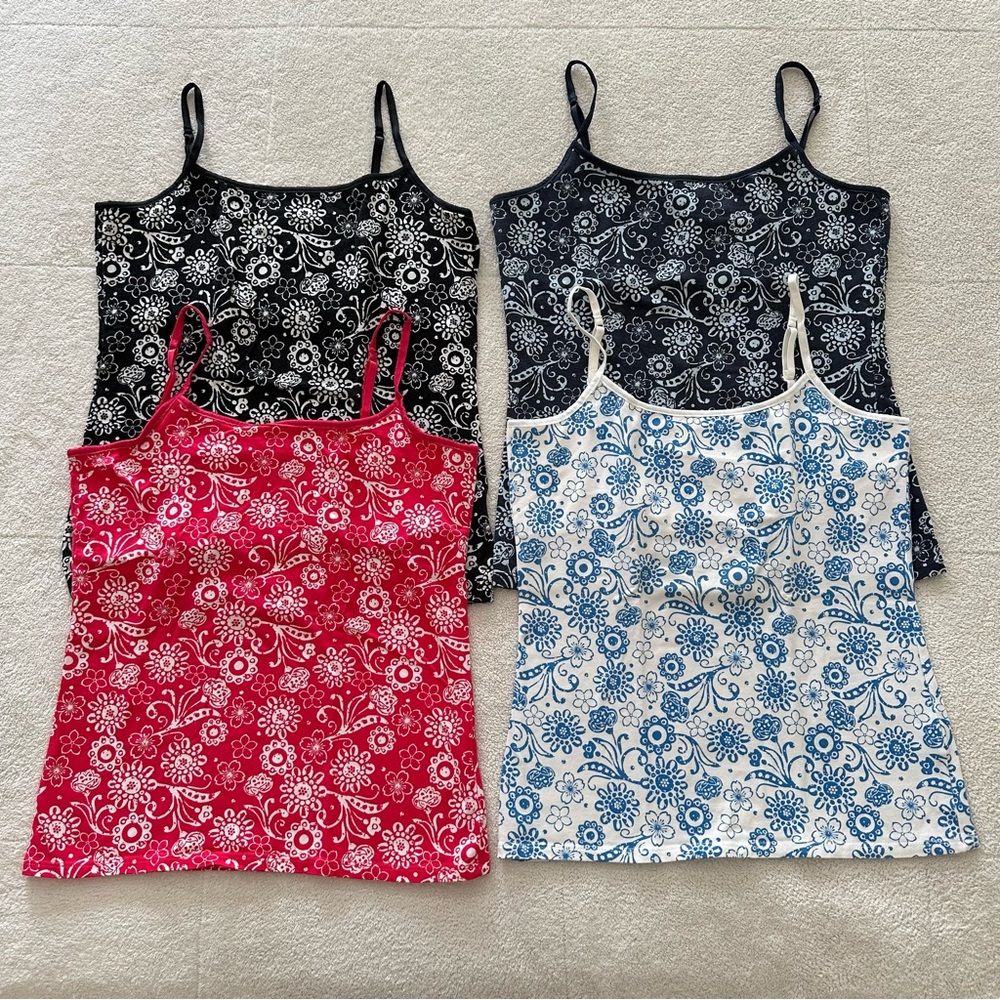 4 SO Wear It Declare It Floral Cami Tank Tops L
